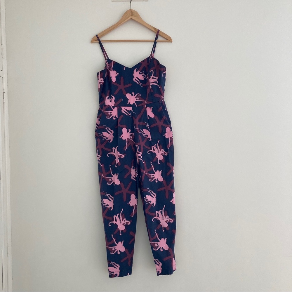 Leonard St. Jumpsuit - Octopus Starfish Print - Picture 2 of 6